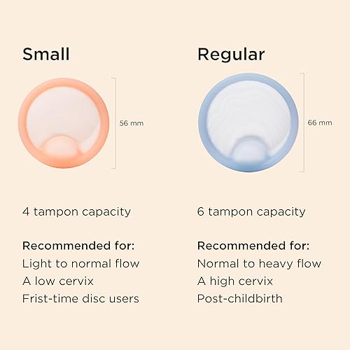 Miniatura 6 de Saalt Disco menstrual Duo con vaporizador Discos de período reutilizables en dos tamaños + vaporizador para una fácil limpieza, cuidado menstrual