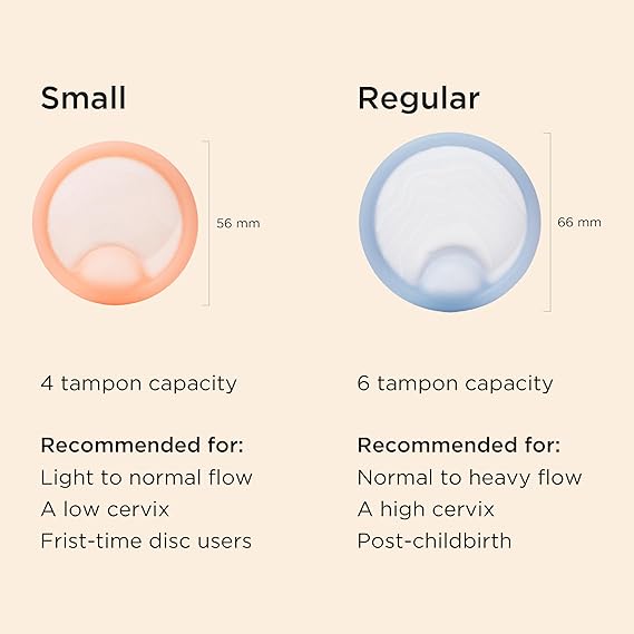 Saalt Menstrual Disc Duo with Steamer Reusable Period Discs in Two Sizes + Steamer for Easy Cleaning, Sustainable and Comfortable Menstrual Care