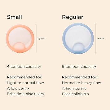 Saalt Menstrual Disc Duo with Steamer Reusable Period Discs in Two Sizes + Steamer for Easy Cleaning, Sustainable and Comfortable Menstrual Care