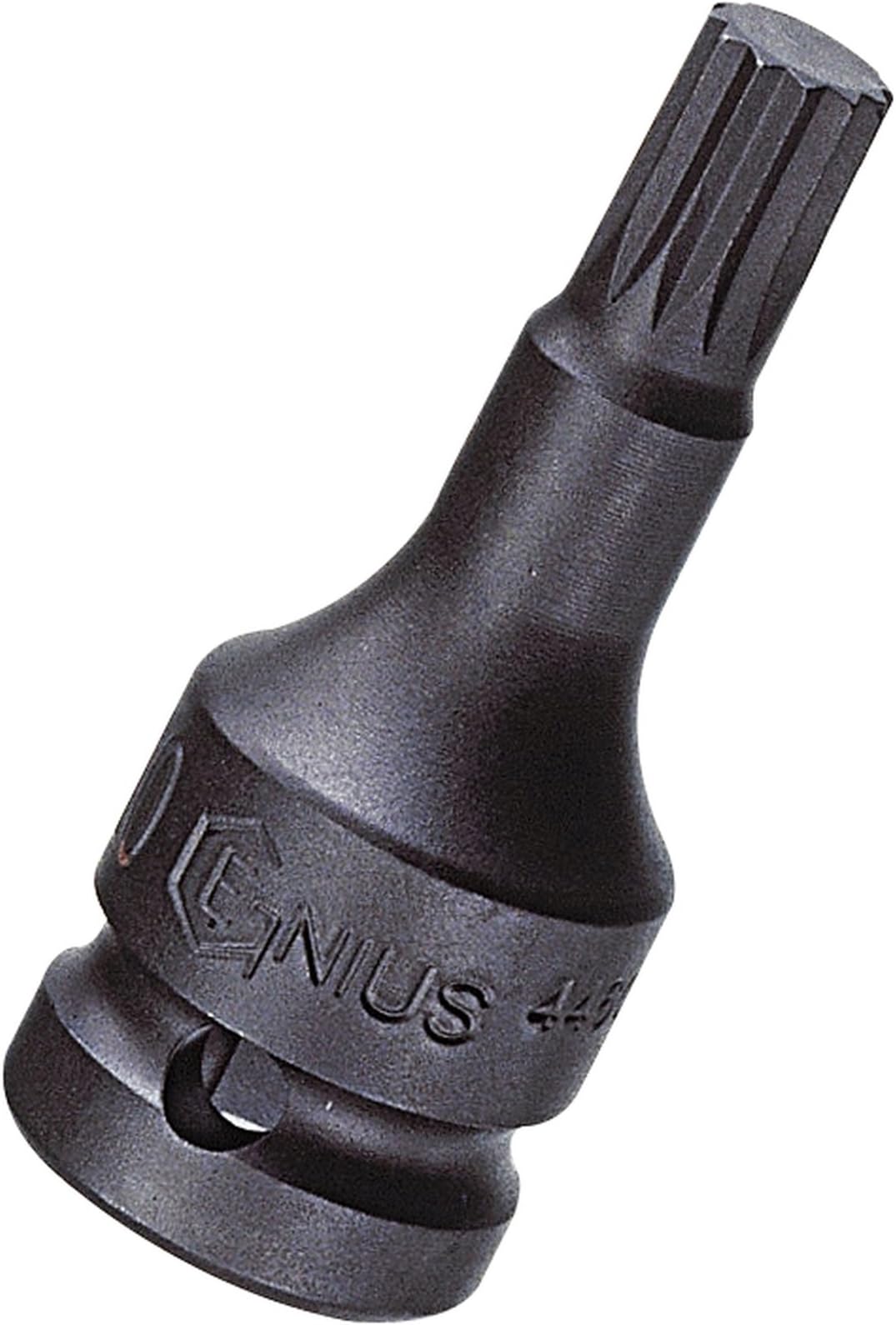 Genius Tools 3452T06 3/8" Dr. M6 Triple Square Impact Bit Socket