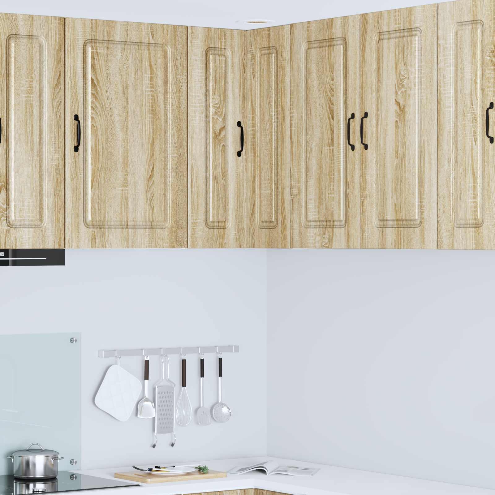 Küchenschrank Kalmar Sonoma-Eiche 57 x 57 x 80 cm Holzwerkstoff Küchenzubehör mit modernem Design und großem Stauraum für eine organisierte Küche