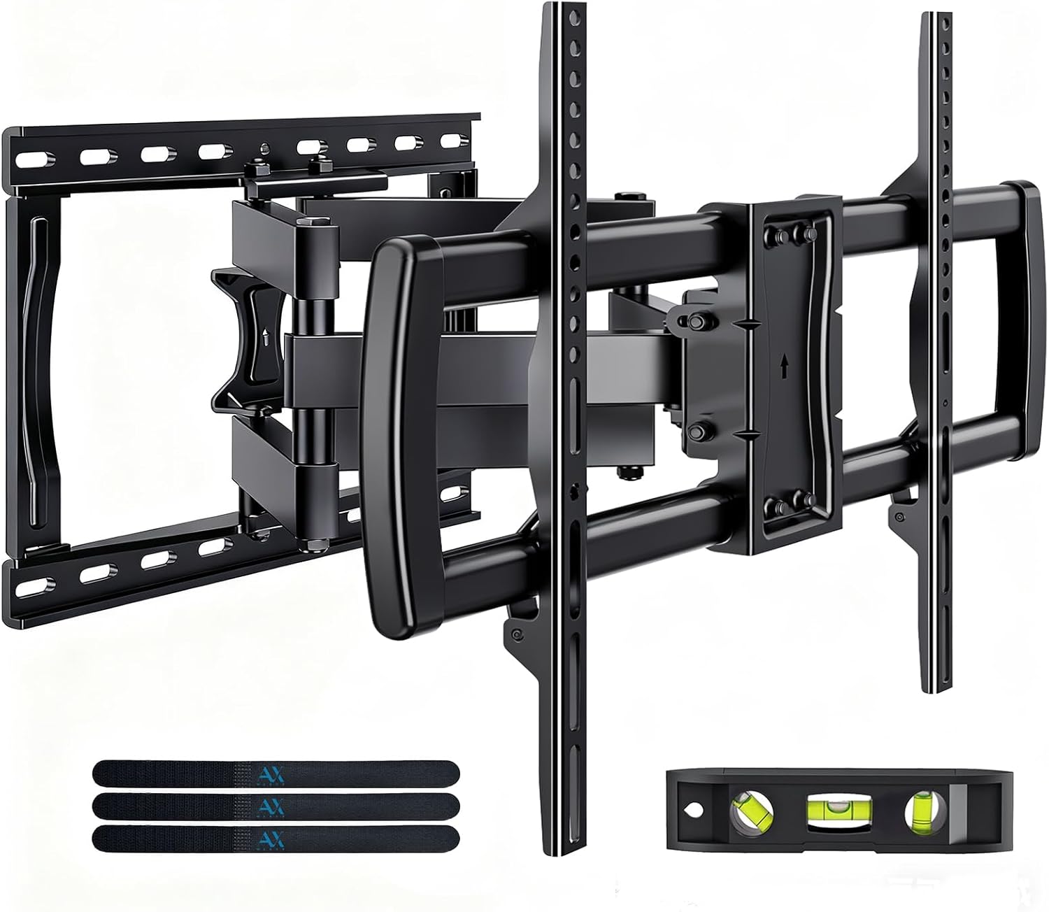 TV Wall Mount Bracket for 32-85 Inch TVs Full Motion Dual Articulating Arm with Swivel & Tilt, Max VESA 600x400mm, Supports 132 lbs for LCD/LED/OLED Flat & Curved Screens