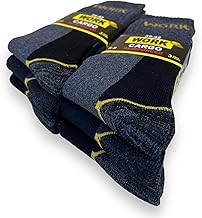 Lucchetti Socks Milano Calze da Lavoro Uomo in Spugna di Cotone Rinforzate Antinfortunistiche Nero o Assortito