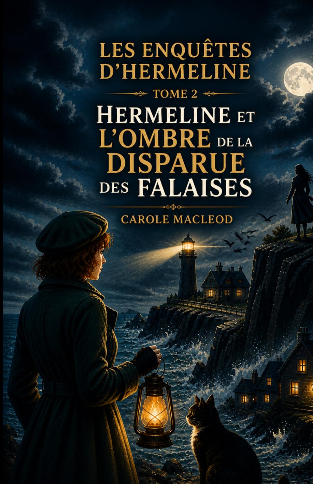LES ENQUÊTES ÉCOSSAISES D’HERMELINE: Tome 2 — Hermeline et l’ombre de la disparue des falaises (Les Enquêtes Écossaises d’Hermeline MacLeod (malgré elle))