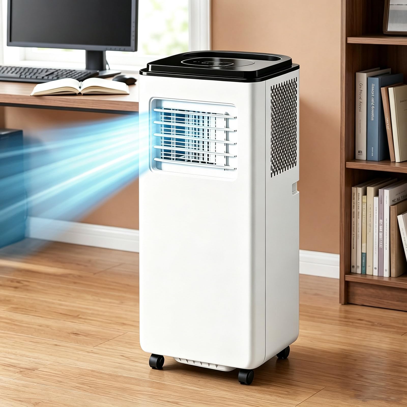 Aire acondicionado portátil, 7000 11000 13000 BTU, para habitaciones grandes de hasta 24 m2, unidad de aire acondicionado 4 en 1 S con control remoto, enfriamiento rápido, ventilador, deshumidificador