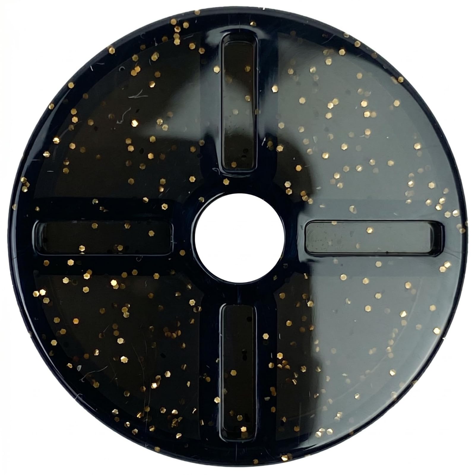 Large-Hole 45 RPM Adapter Cross-Slot Vinyl Spindle Adapter ABS Plastic Audio Accessory Glossy Finish, Black-image-31