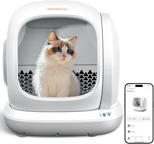 Meowant Self Cleaning Litter Box, Automatic Litter Box Self Cleaning