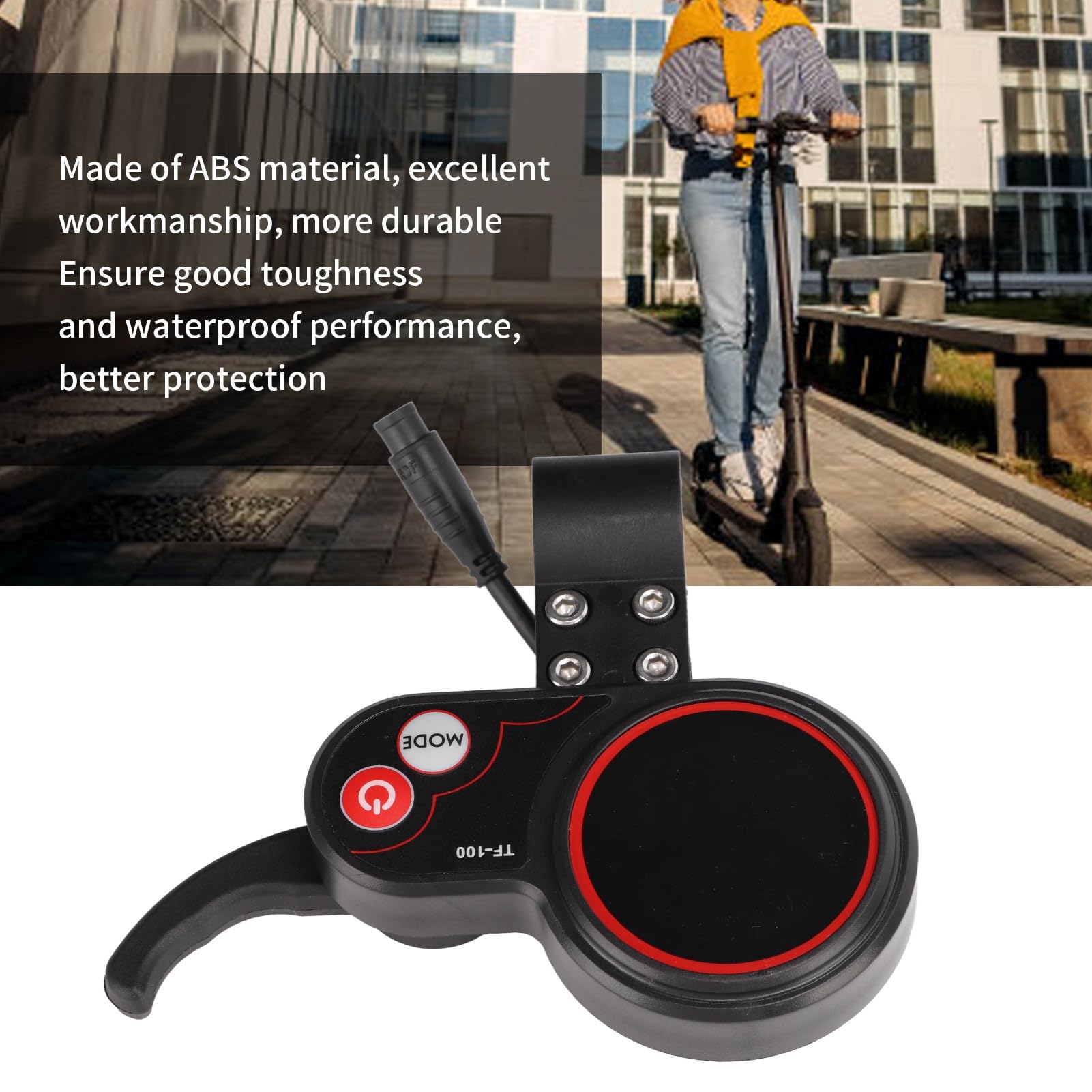 aqxreight Écran TF?100 48 V Instrument à 6 broches pour contrôleur de scooter électrique M4 Il suffit de brancher le connecteur au et de commencer une expérience plus confortable