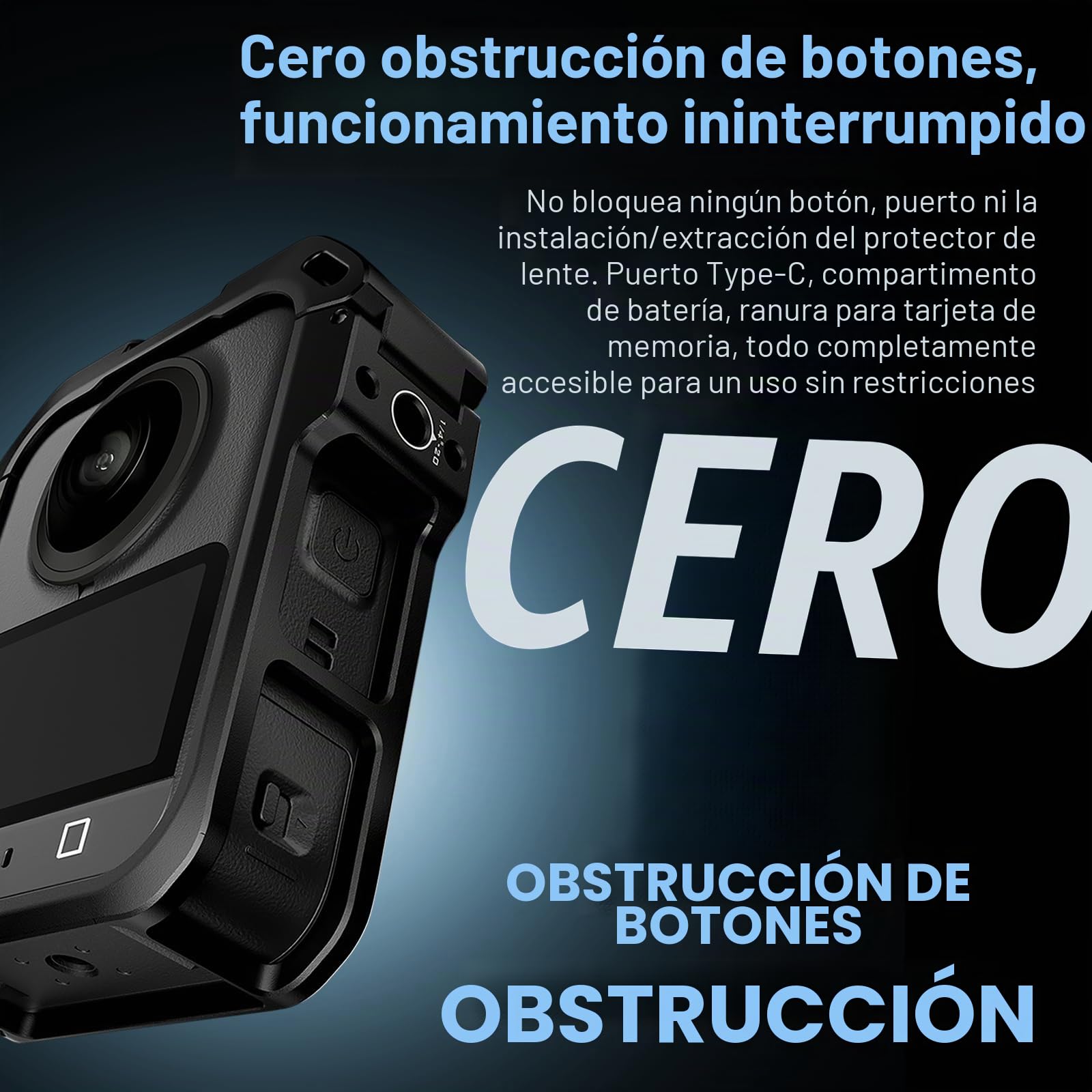 Tilta Jaula para dji Osmo 360, Jaula Completa para Cámara Compatible con dji Osmo 360 - Negro TA-T89-FCC-B
