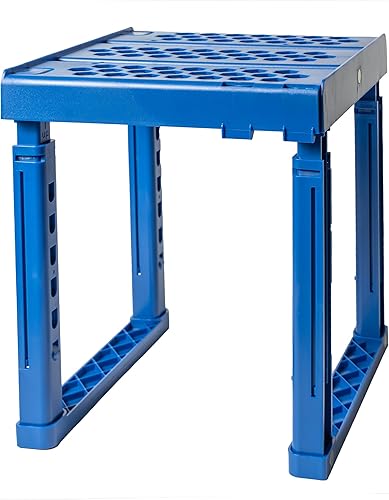 Miniatura 14 de Estante Organizador para Casilleros, Ancho y Altura Ajustables, Apilable, Estante Ideal para Casilleros de Escuela, Oficina, Gimnasio, o Incluso