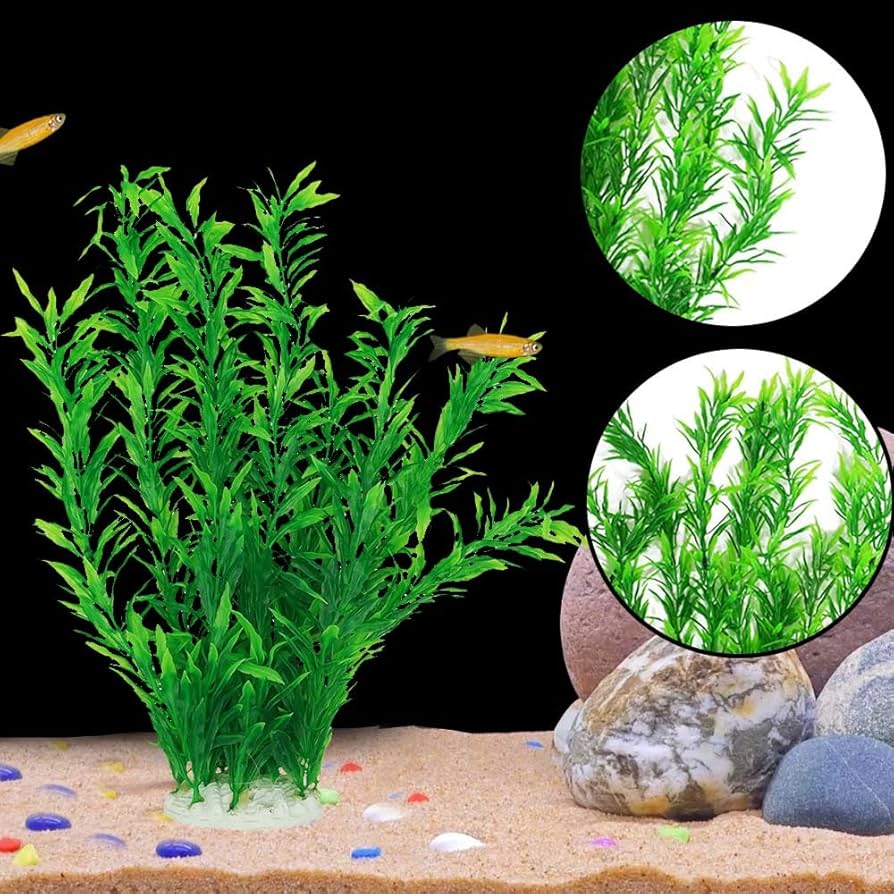 Amazon.co.jp: PENGYETHTY アクアリウム 水草 大きめ 高さ55 CM 水槽用