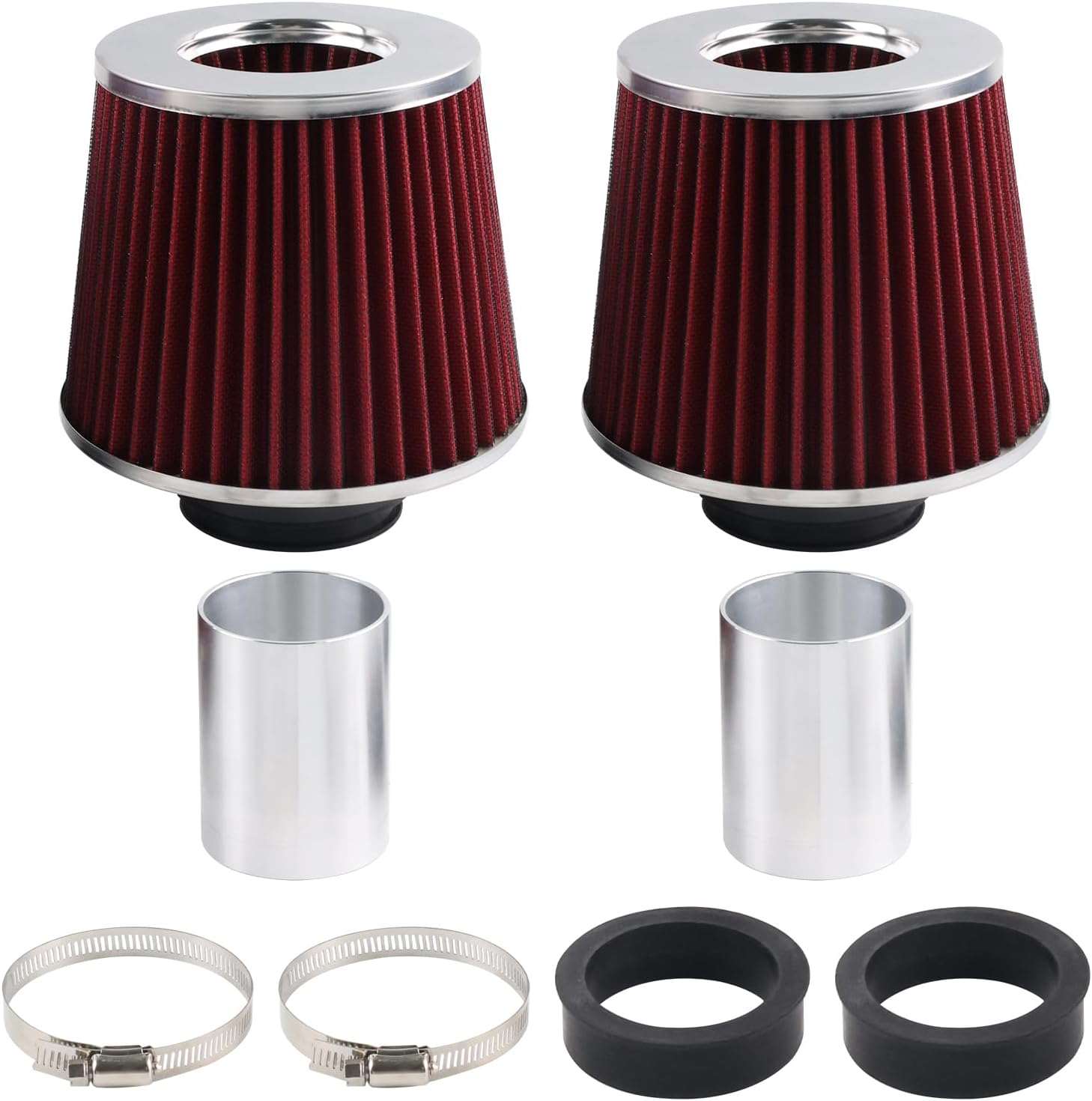 Cold Air Intake Kit Compatible with BMW E82 E88 E89 E90 E91 E92 E93 135i 335i 535i N54 3.0L, Increases Horsepower & Torque, More Aggressive and Sporty Induction Sound