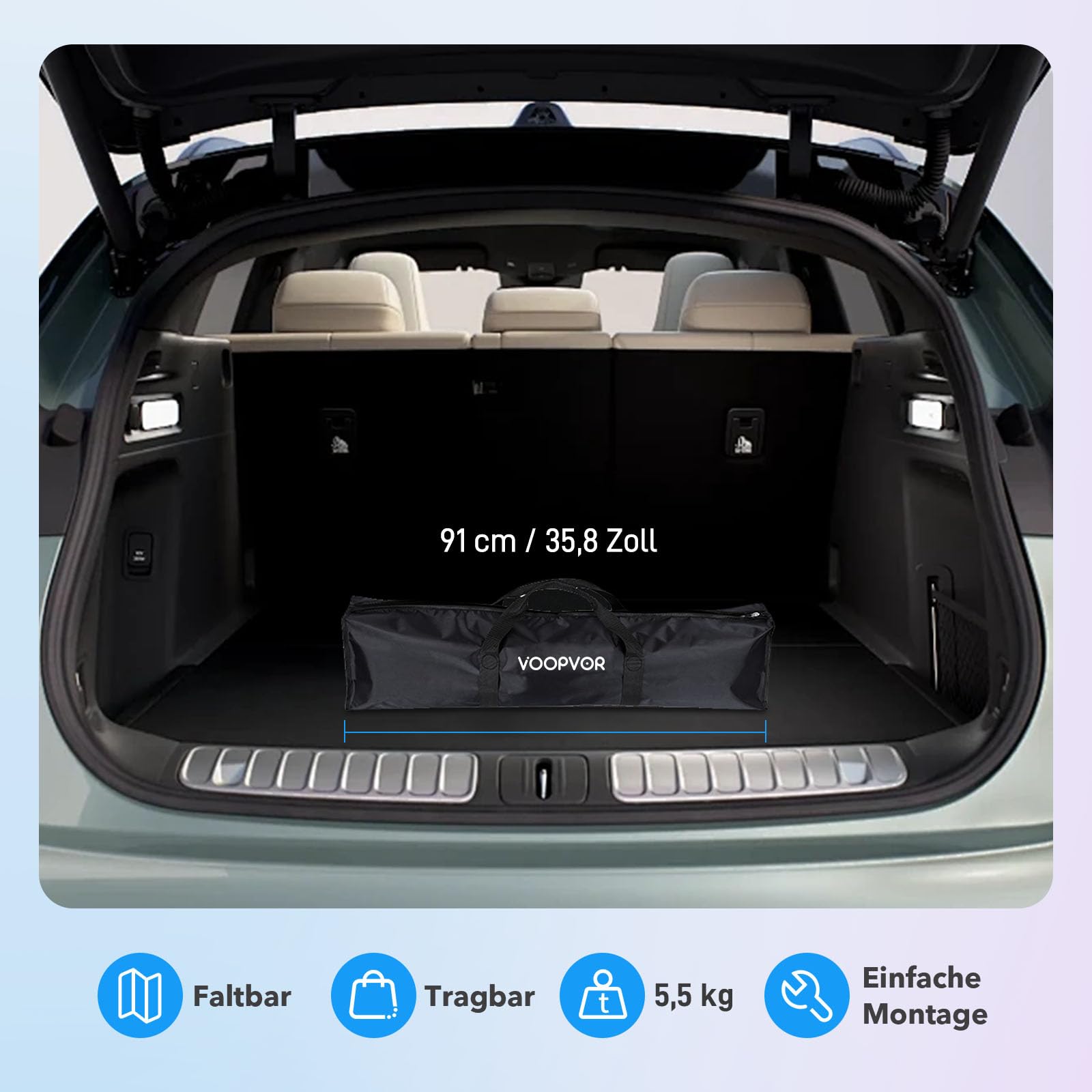 Outdoor Beamer Leinwand mit Stativ 150 Zoll: Tragbare Projektionsleinwand 16:9 4K HD, Kinoleinwand für Innen/Außen, mit Tragetasche & höhenverstellbarem Stand für Heimkino & Camping
