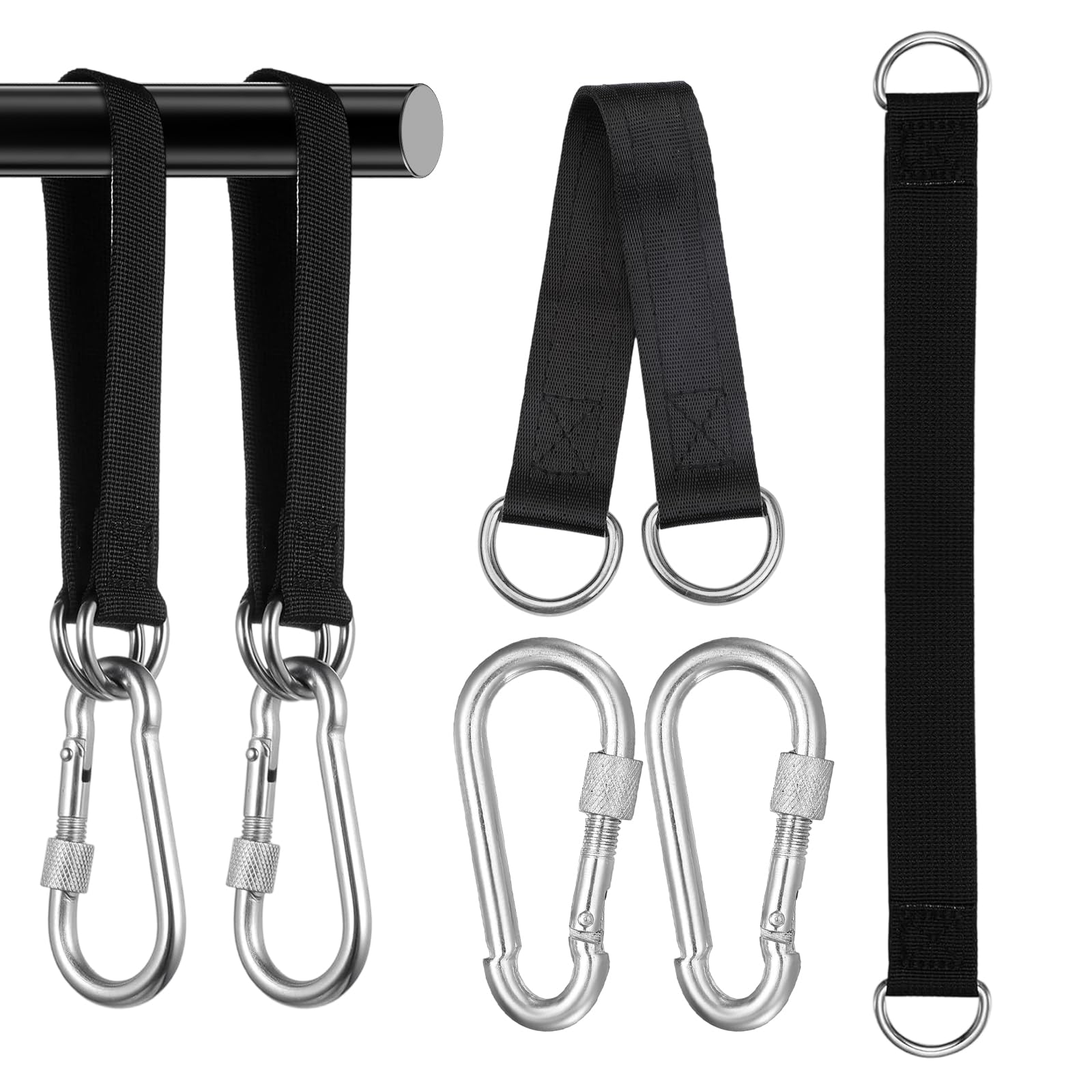 TAGMEIU Tree Swing Straps, 2 Pack Adjustable Hammock Straps