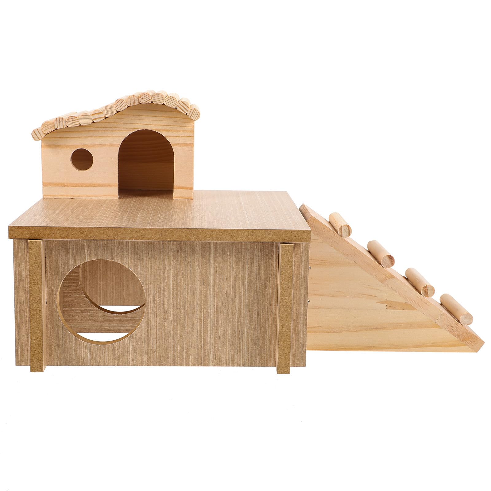 Hamsterhütte mit Leiter, Kletterspielzeug und Versteckhaus