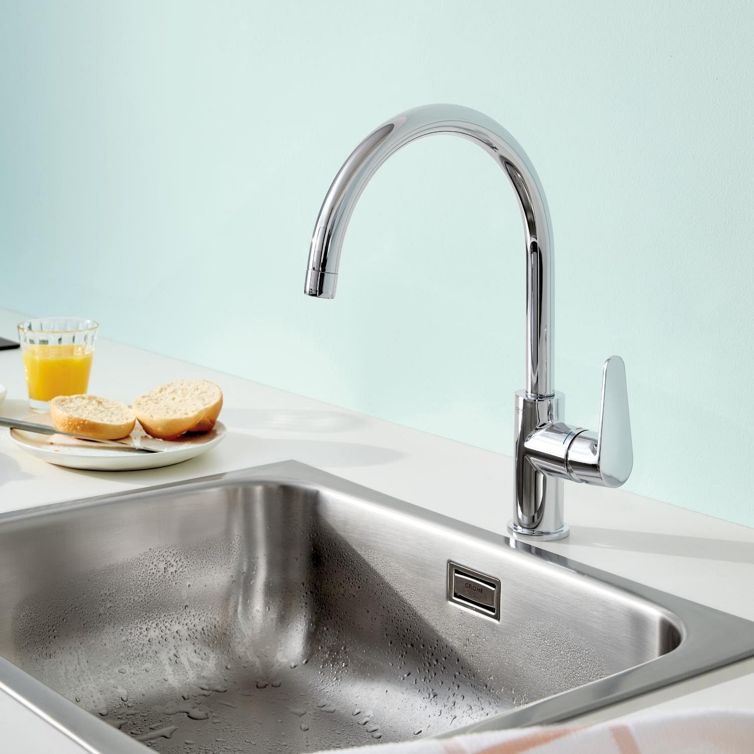Grohe Start Curve OHM 31554001 Rubinetteria C-Spout EU, Cromato