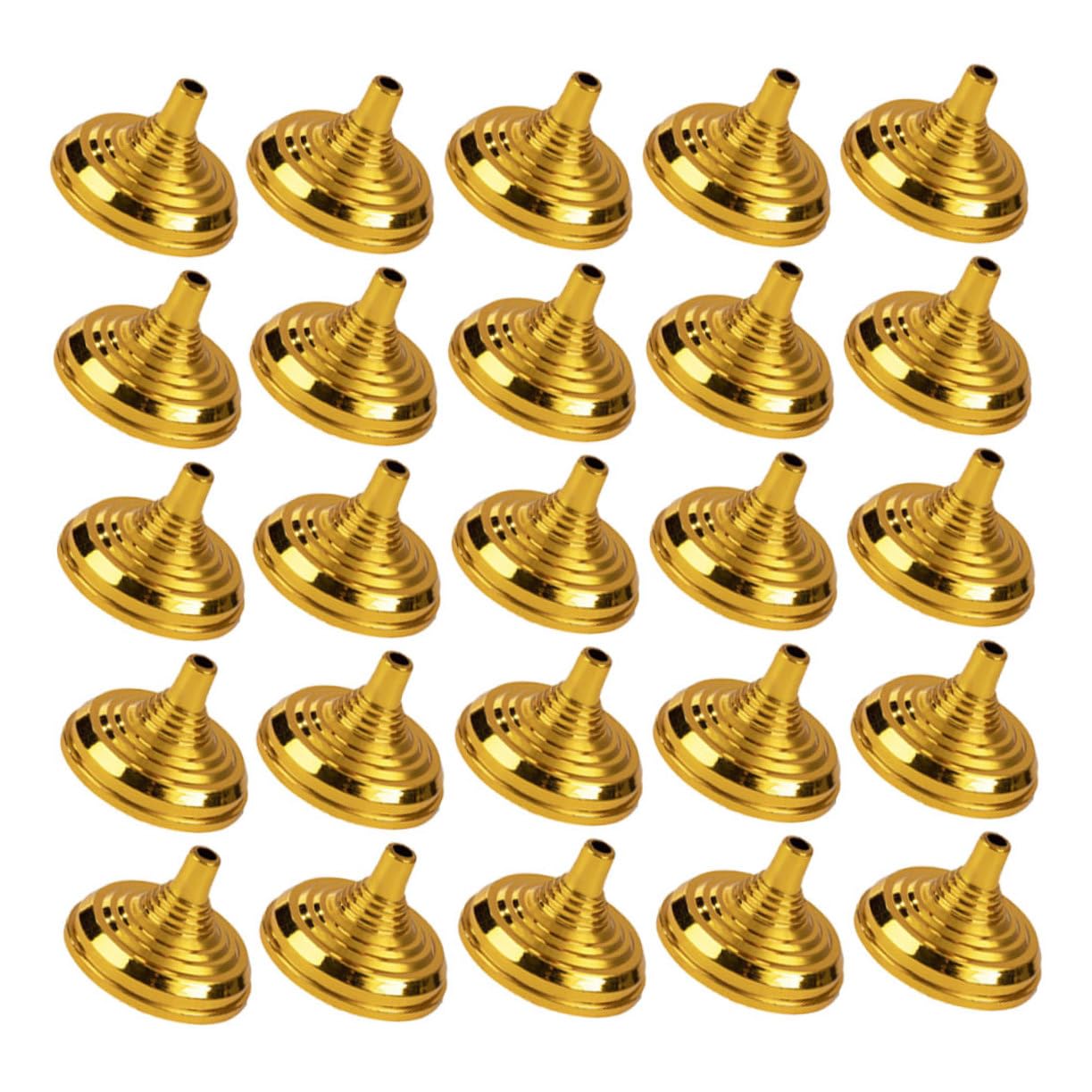 BESPORTBLE 10 Ensembles Base De Mât Porte-Drapeaux Pôle De Drapeau Portable Petit Bases De Drapeau Titulaires Poteaux Mât De Drapeau Intérieur Mâts De Drapeau Golden Plastique 30 Pièces * 10