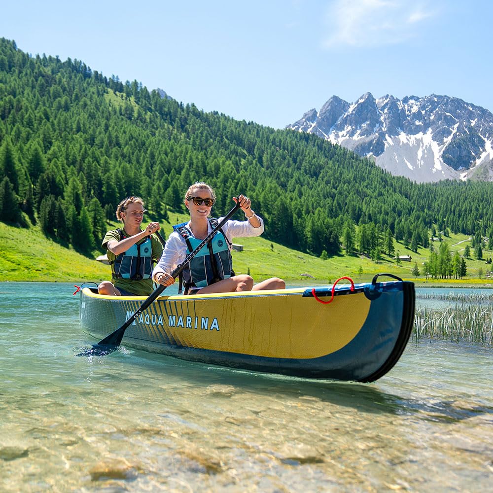 Aqua Marina Tomahawk - Canoa Gonfiabile da 4,6 m, 8 posti, per 2-3 Persone