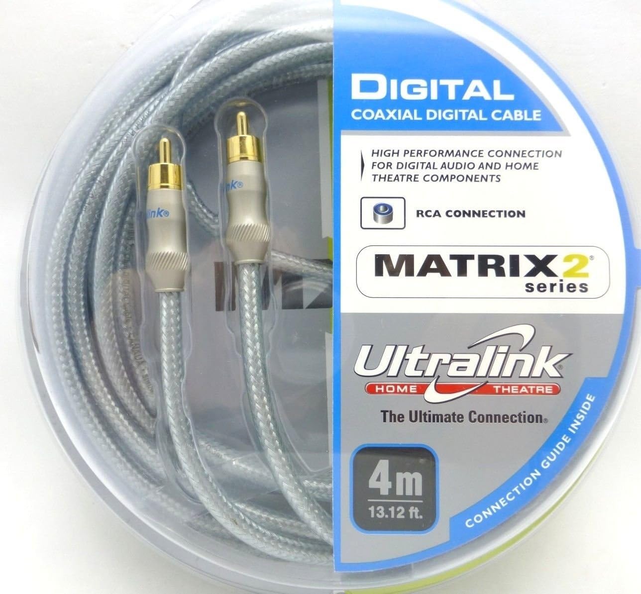 Ultralink MDC-4M Matrix 2 Series 75 Ohm Coaxial Digital Cable (4 Meter)