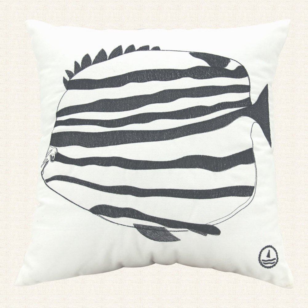 Coussin de canapé 40x40 cm style Méditerranée pour bureau et voiture