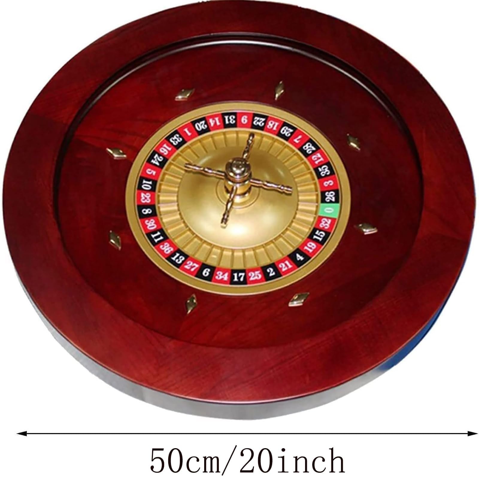 Rueda De Ruleta Europea Profesional De 20 Pulgadas, Juegos De Mesa De Ocio con Tocadiscos, Perfecta For Una Noche De Juegos En Casa O Una Fiesta En Un Club