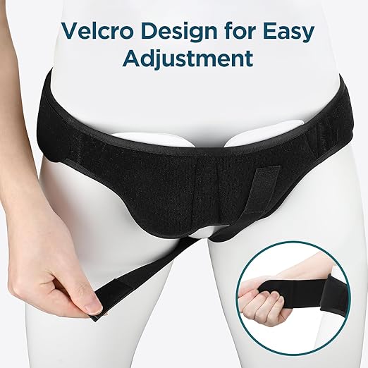 DREAMSOME Faja de Soporte para Hernia Inguinal, Ajustable, con 2 Almohadillas miniatura 5