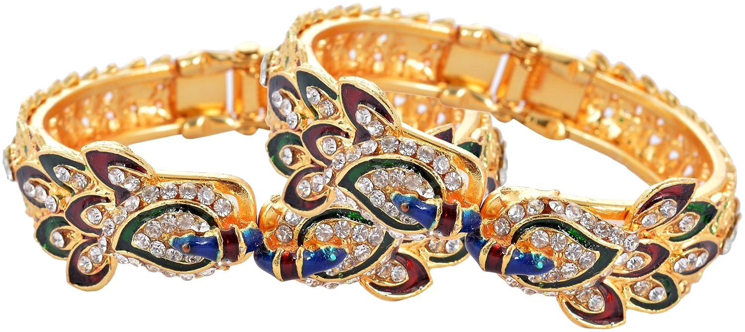 See full amazon price history chart for JDX Gold Plated Peacock Shape Kada Bangle For Girl & women JDX Gold Plated Peacock Shape Kada Bangle For Girl & women (B01K9QCG10) Amazon Price History, Amazon Price Tracker