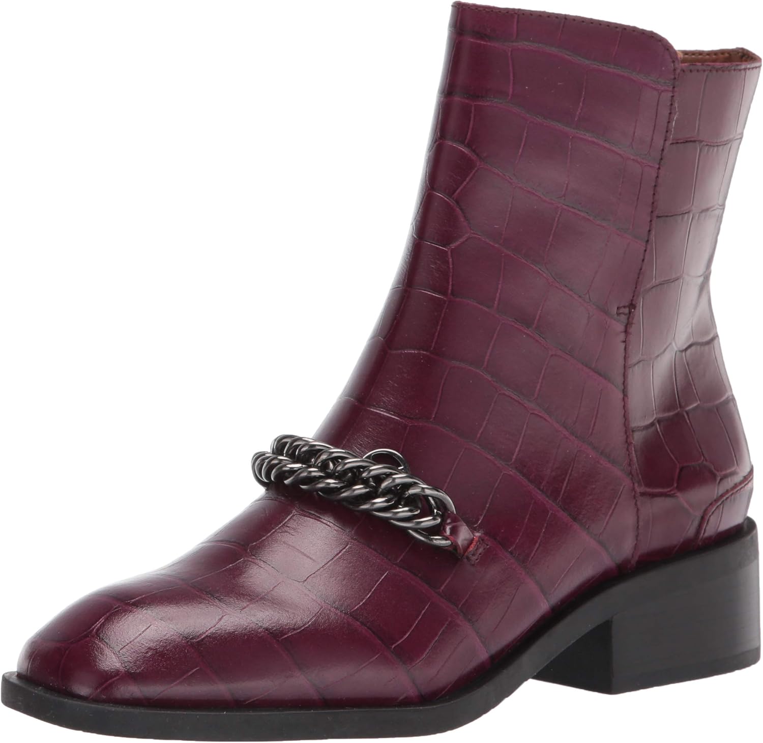 Franco Sarto Womens Caleb Mulberry Booties 5 M