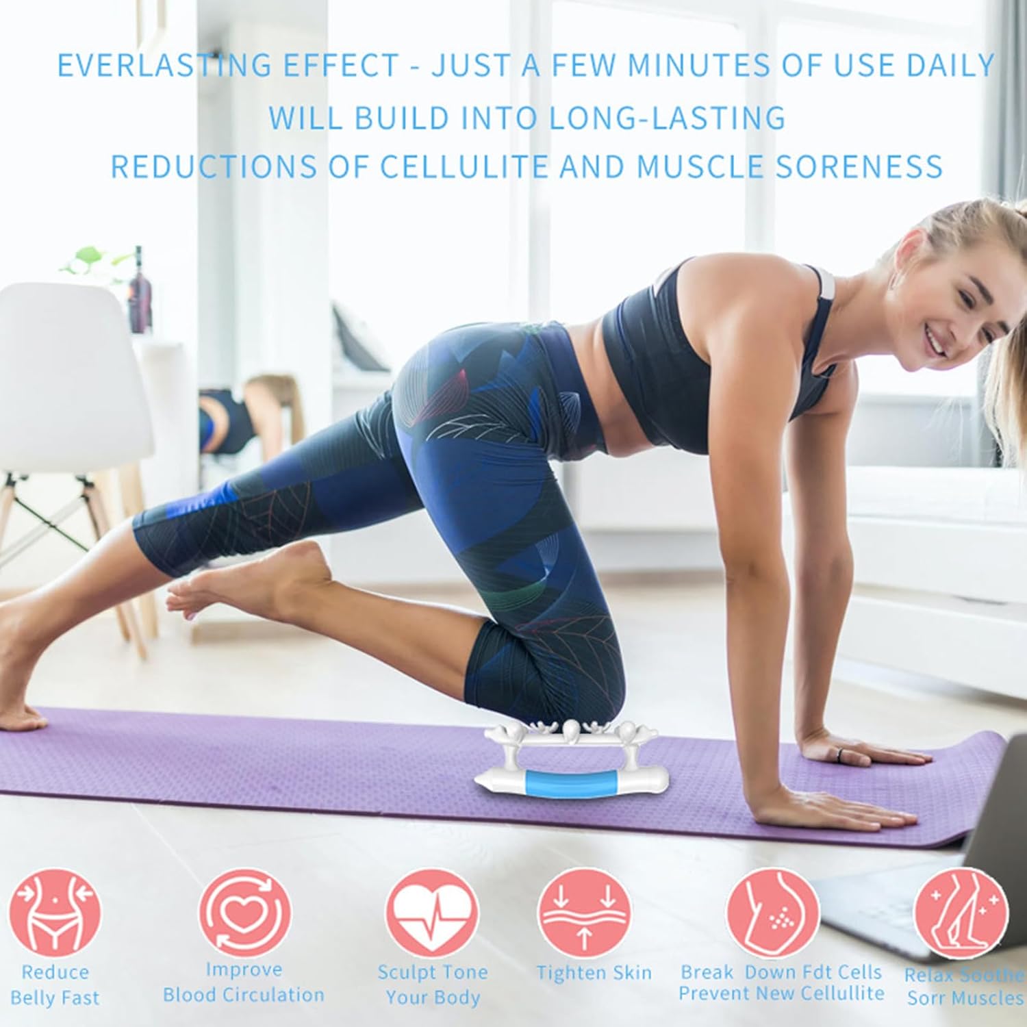 Petyoung Fascia Massage Tool, Fascia Blaster for Cellulite Reduction, Pressure Point Release Tool for Deep Tissue Massage, Manual Massage Tool for Cellulite, Muscle Knots, Relief Back - Image 5