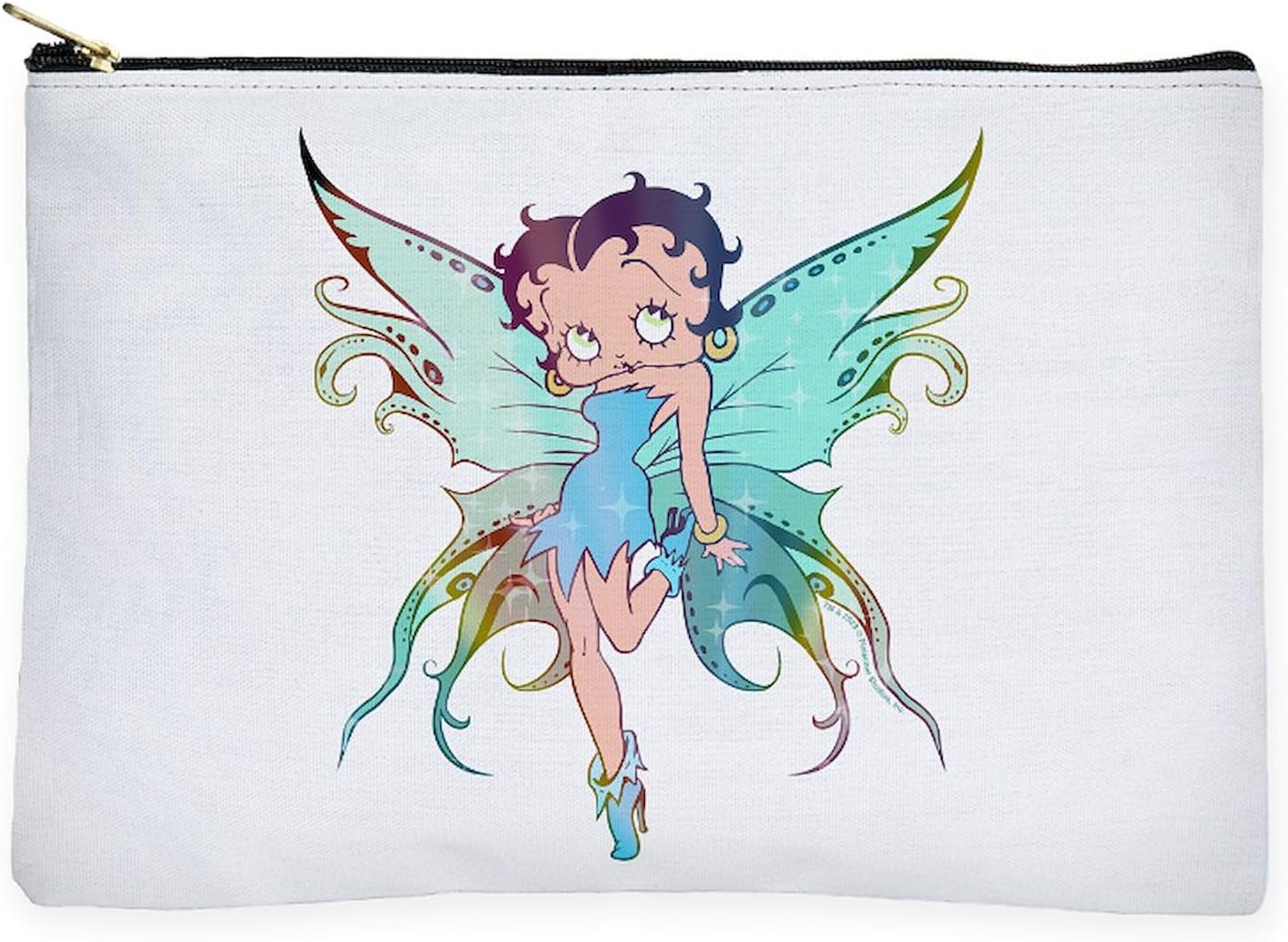 CafePress Betty Boop Folklore Fairy Zipper Makeup Pouch, 8.5"x6"