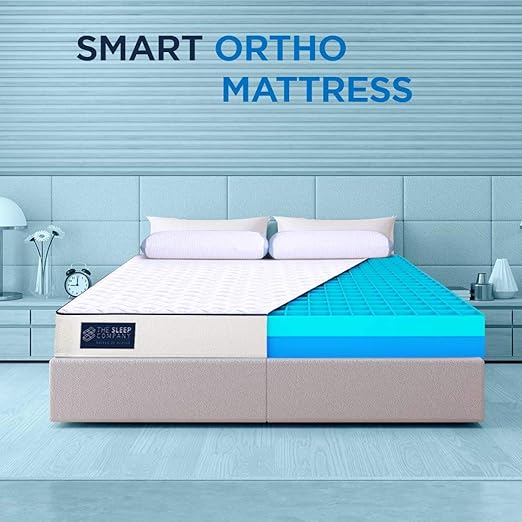 The Sleep Company SmartGRID Orthopedic 5 inch Mattress, Queen Size Bed
