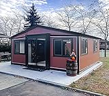 Casa prefabricada para Vivir, casa pequeña de 1 a 4 dormitorios con Cocina...