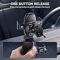 Vista 7 de Miracase Upgraded-2nd Generation Universal Phone Holders for Your Car, Hands Free Air Vent Car Phone Holder Mount Compatible with iPhone