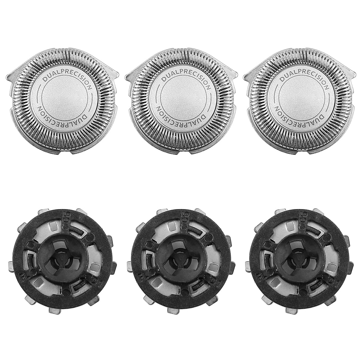 Namvo 3 sztuk HQ8 zamienne głowice golące do Philips kompatybilne z Norelco HQ8 Series 3000 2000 000 S738 PT720 PT724 PT730 AT810 AT830 HQ6090