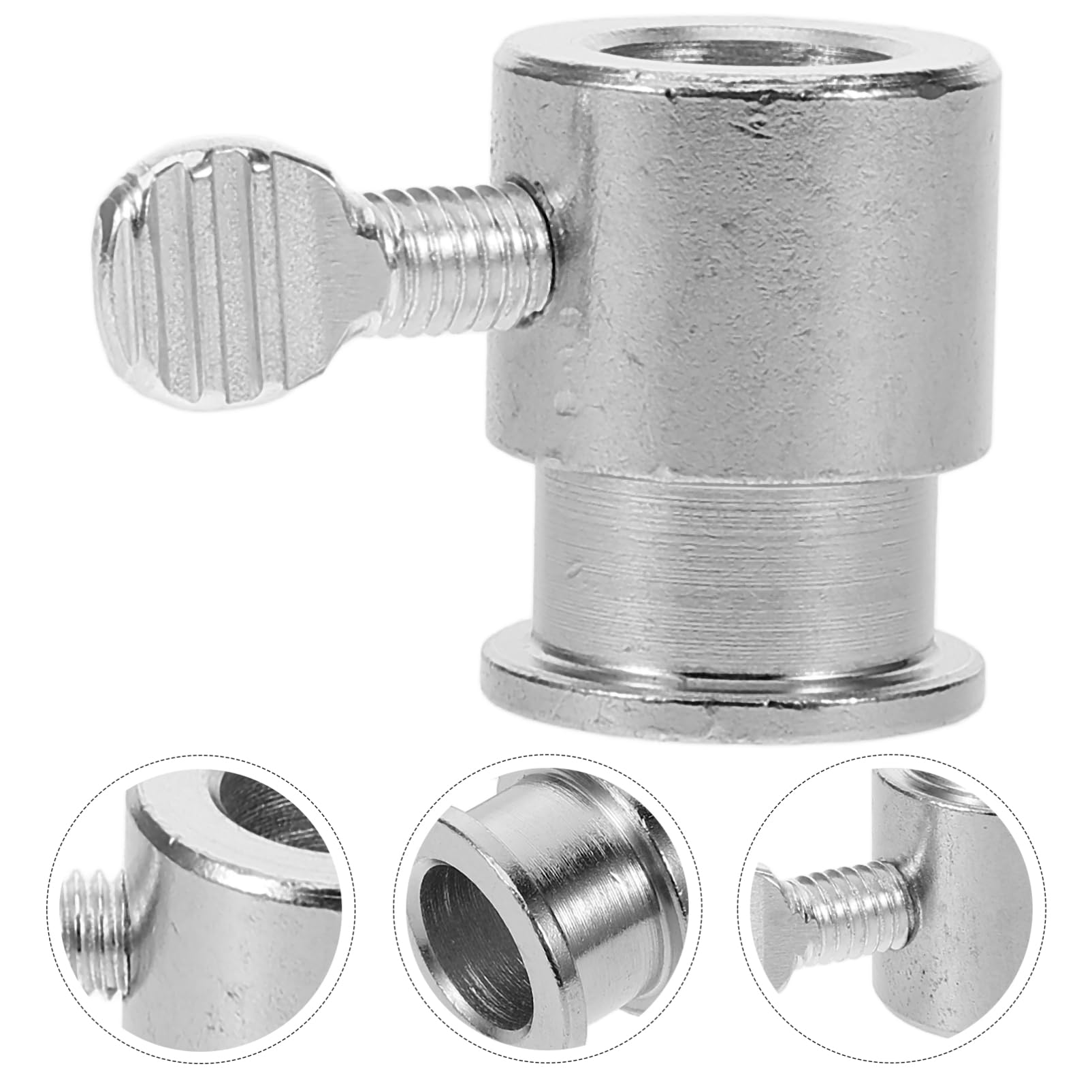 Mikinona 3pcs Grill Rotisserie Kit Grill Fixing Accessory Grilling Rod Sleeve High Reliability