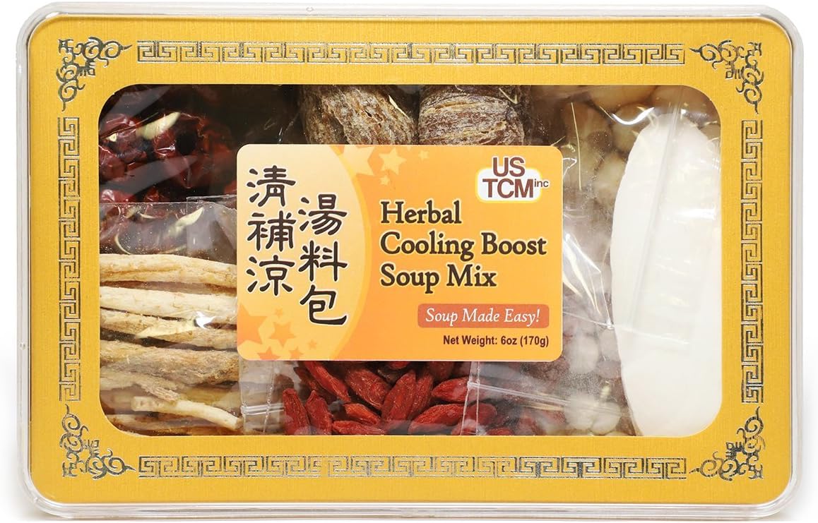 Herbal Cooling Boost Soup Mix Soup Base 清補涼湯料包 Ching bo Leung Soup Made Easy! 3-4 Servings 6oz