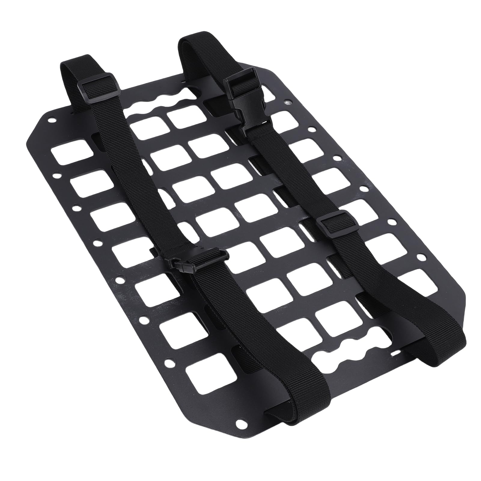 Aluminiowy Wielofunkcyjny Organizer na Oparcie Siedzenia Samochodowego Molle Panel Organizer, Modułowy Panel do Przechowywania Pojazdu RV Oparcia Siedzenia do Samochodu Ciężarowego SUV RV,