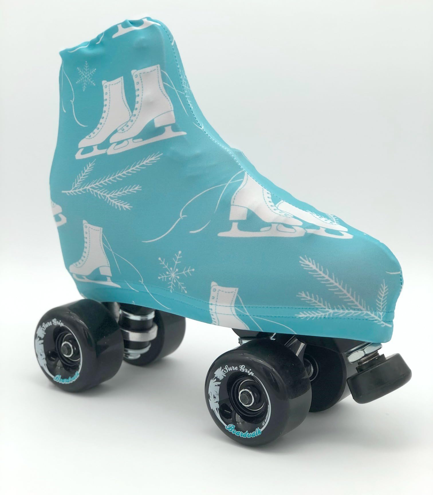 Uniq Skates Skating Boot Covers - Protective and Stylish Spandex Protection for Roller or Ice Skate Boots (pattern26)