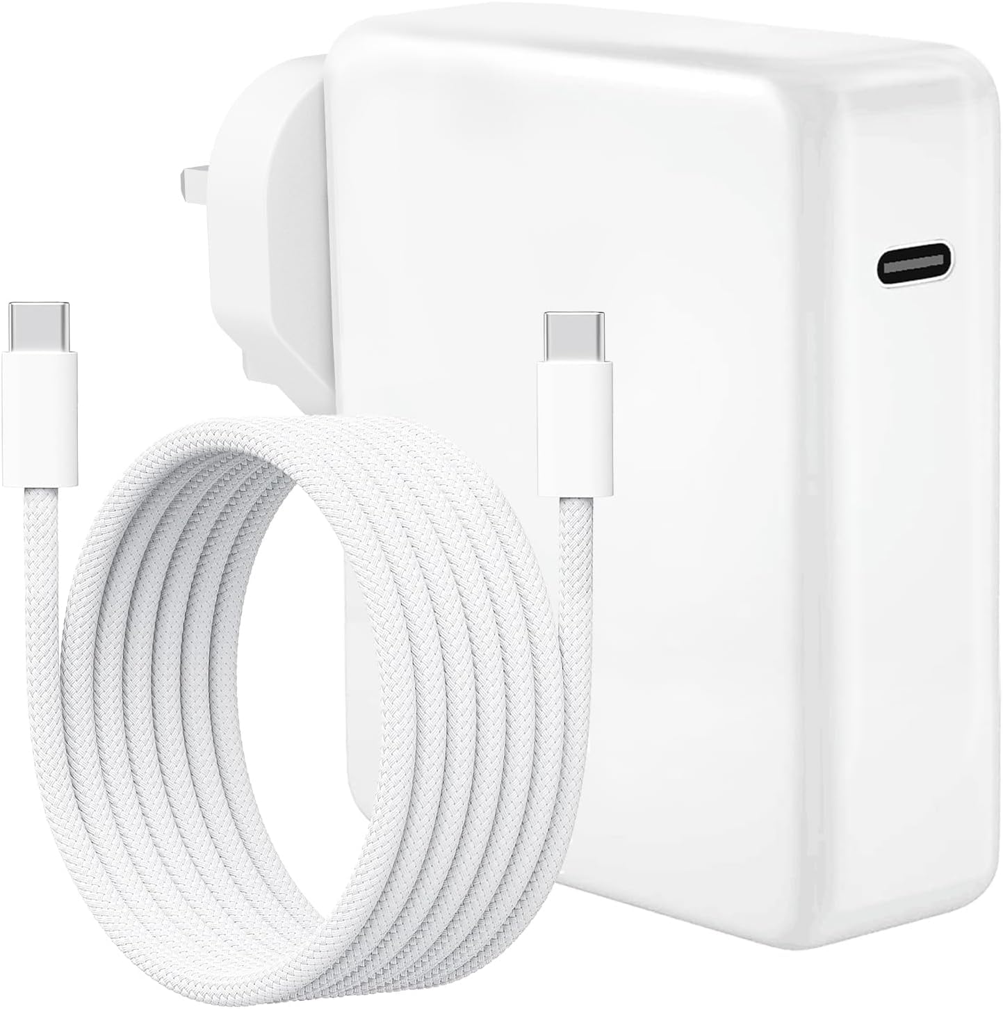 Mac Book Pro Charger, 140W USB C Super Fast Charger Compatible with MacBook Pro 16 15 14 13 Inch, MacBook Air 13 Inch, iPad Pro 2021-2018 and all USB-C Devices Included 2.2M USB C to C Cable