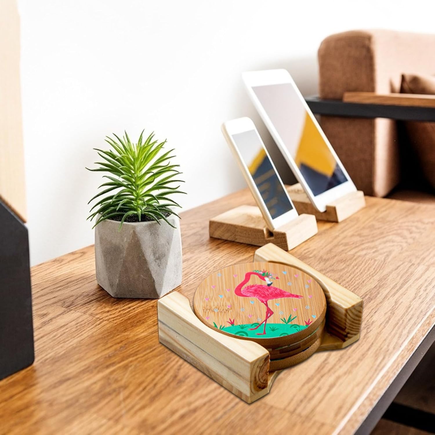 Coaster Storage Rack for Kitchen Cup Mats Organizer image 4