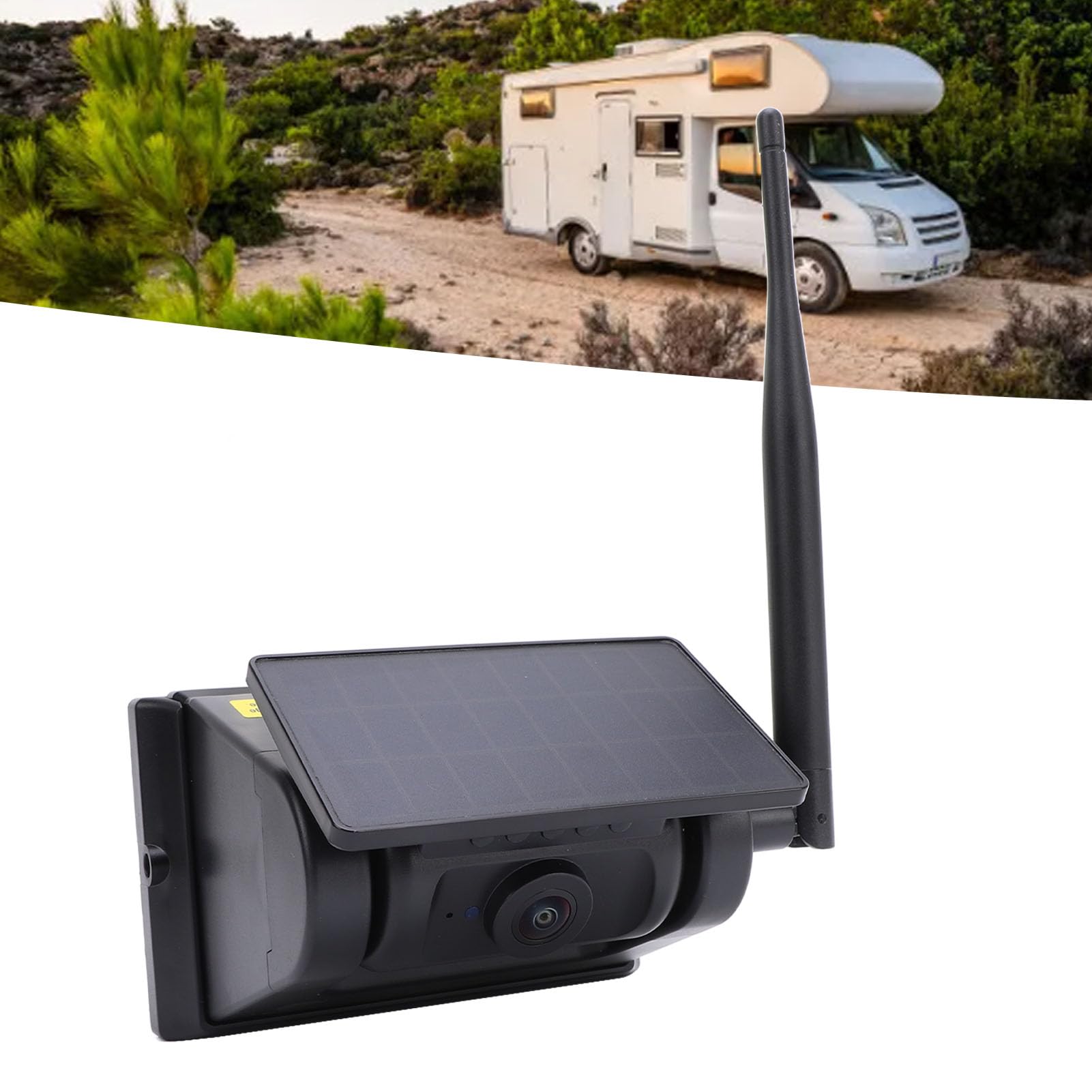 Tbest Bezprzewodowa Kamera Cofania Kamera Cofania Magnetyczna Słoneczna WiFi 720P Noktowizor 10000mAh IP67 z aplikacją na Telefon dla Ciężarówki RV Przyczepa Samochód