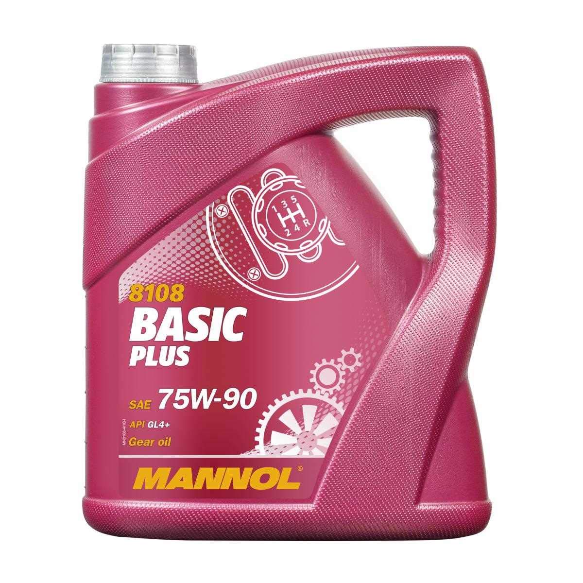 6 Liter Original MANNOL Getriebeöl Basic Plus 75W-90 API GL 4+ Gear Oil