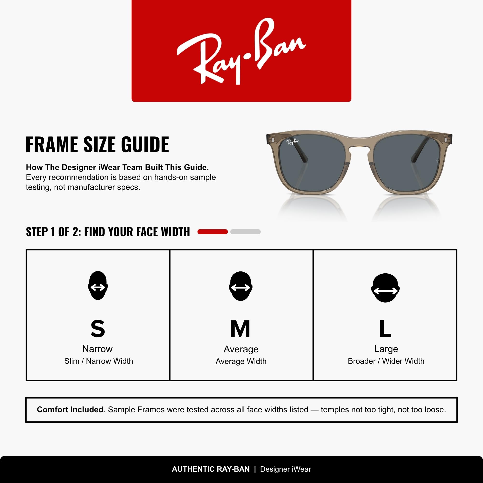 RayBan 0RB2210 Sonnenbrille Braun | In Transparentbraun, Schwarz und Havanna. Polarisierte Optionen erhältlich. Leichter, flexibler Rahmen