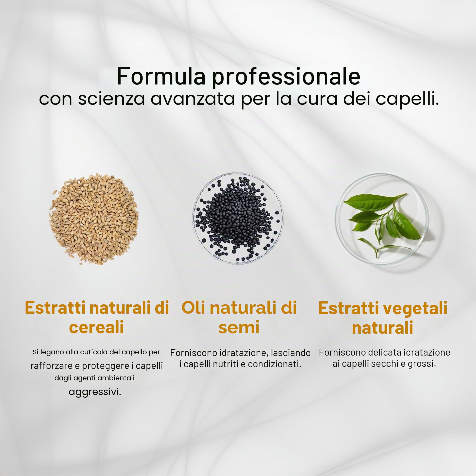 GK Hair Cheratina Globale Moisturizing Shampoo e Balsamo Set Idratanti per Capelli Colorati - Uso Quotidiano da Secchi a Normali Senza Parabeni 300ml