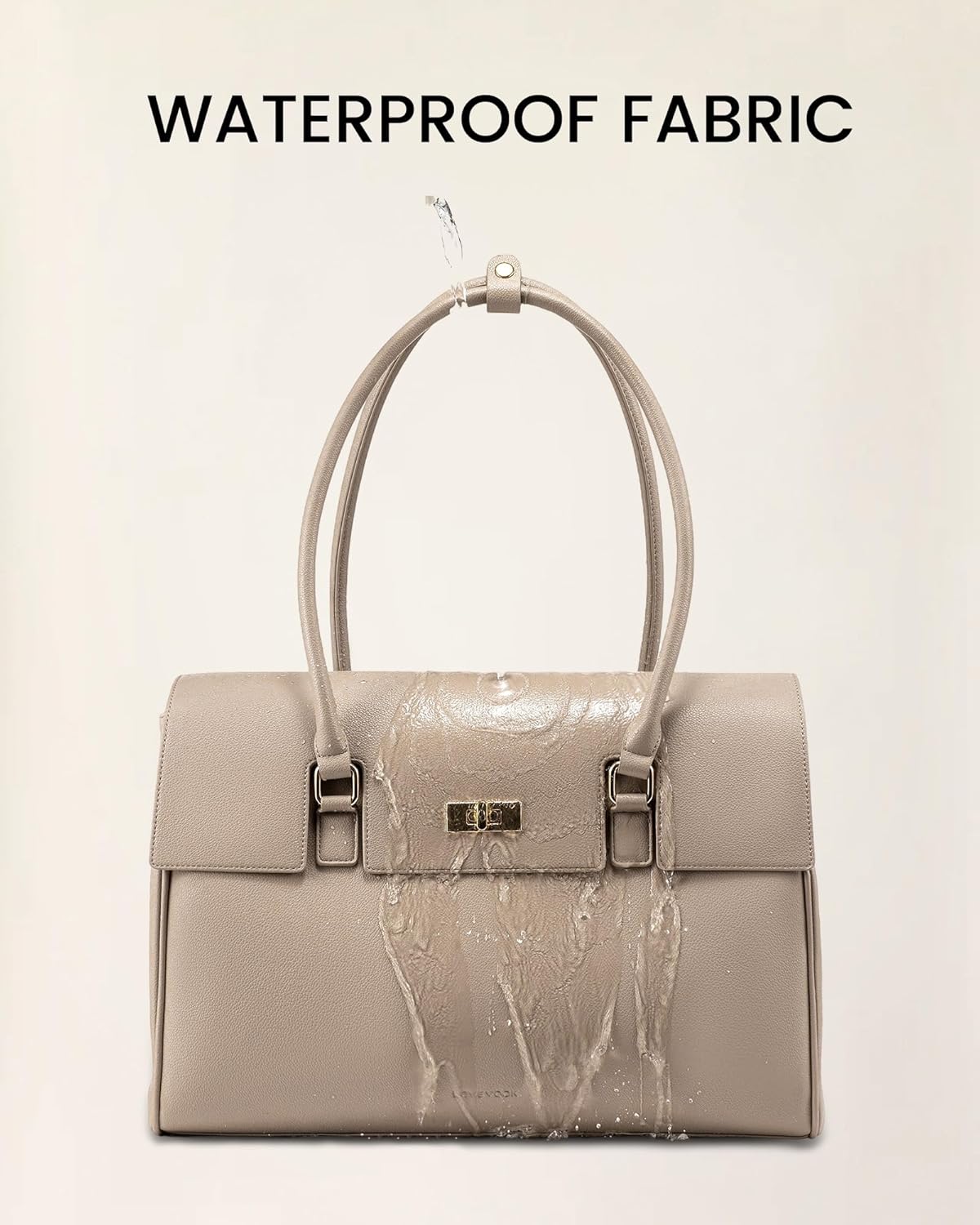 LOVEVOOK Laptop Bag for Women Work Tote Messenger Bag Waterproof Business Office Professional Handbag Shoulder Bag - Image 9