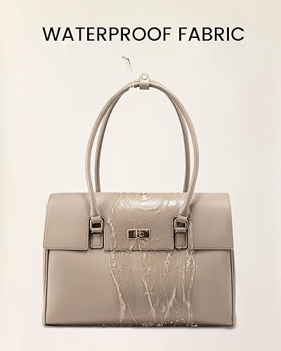 Miniatura 9 de LOVEVOOK Bolso de Mensajero para Computador Portátil para Mujeres, Bolso de Hombro Cruzado para Computador y Negocios, Profesional, Bolso de Mano