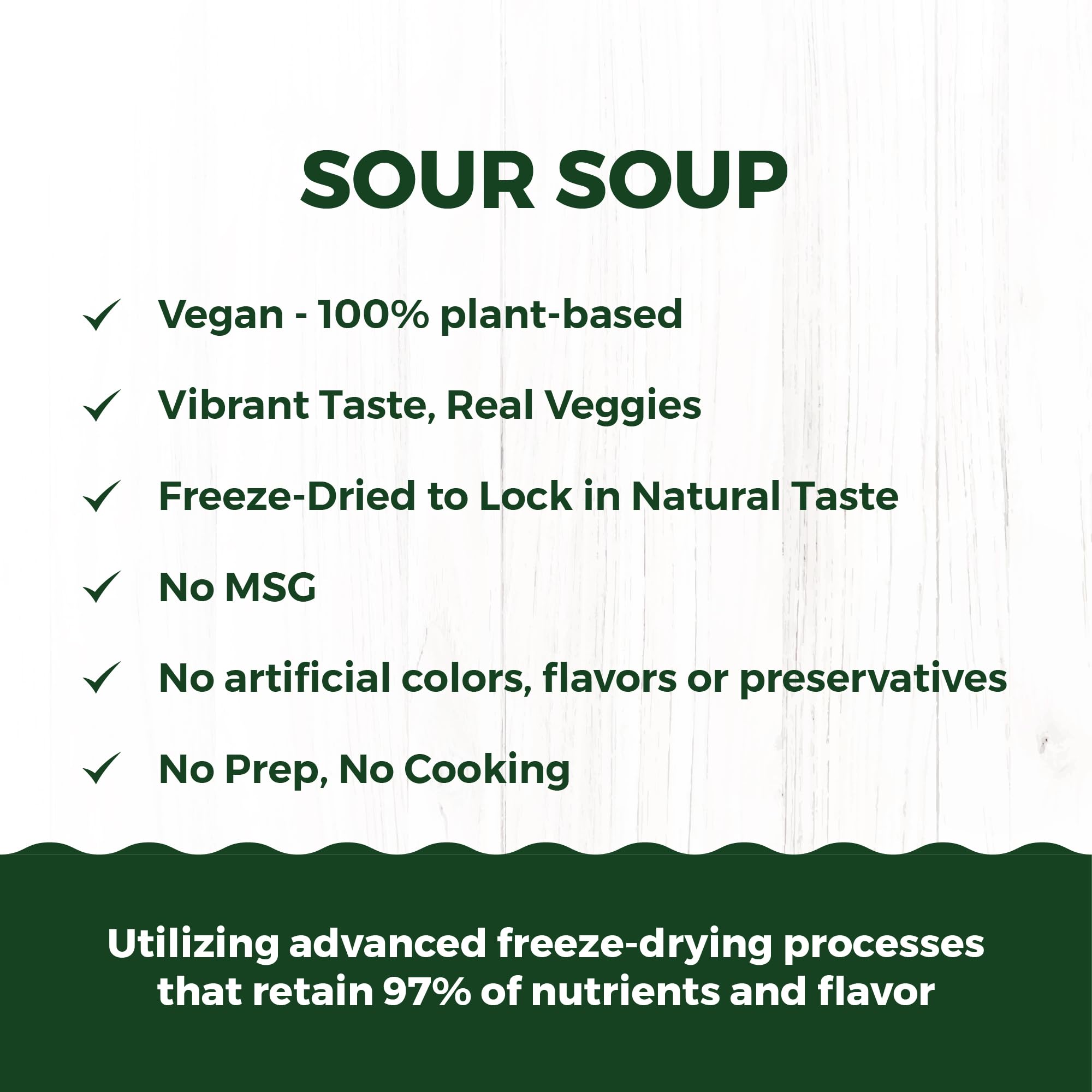 eHerbal Instant Freeze-Dried Sour Tomato Soup Cubes | Authentic Vietnamese Cuisine from Real Fresh Vegetables | Vegan, Quick & Delicious | 10 Servings, 120g (4.23oz)