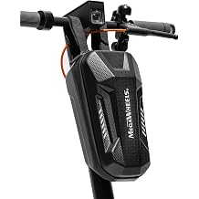 MEGAWHEELS Electric Scooter Bag,Universal Waterproof Escooter Handbar Hanging Bag Wtih 3 Independent Pockets For Carrying Chargers, Phone, Keys,Tools,3L,Tool-Free Installation