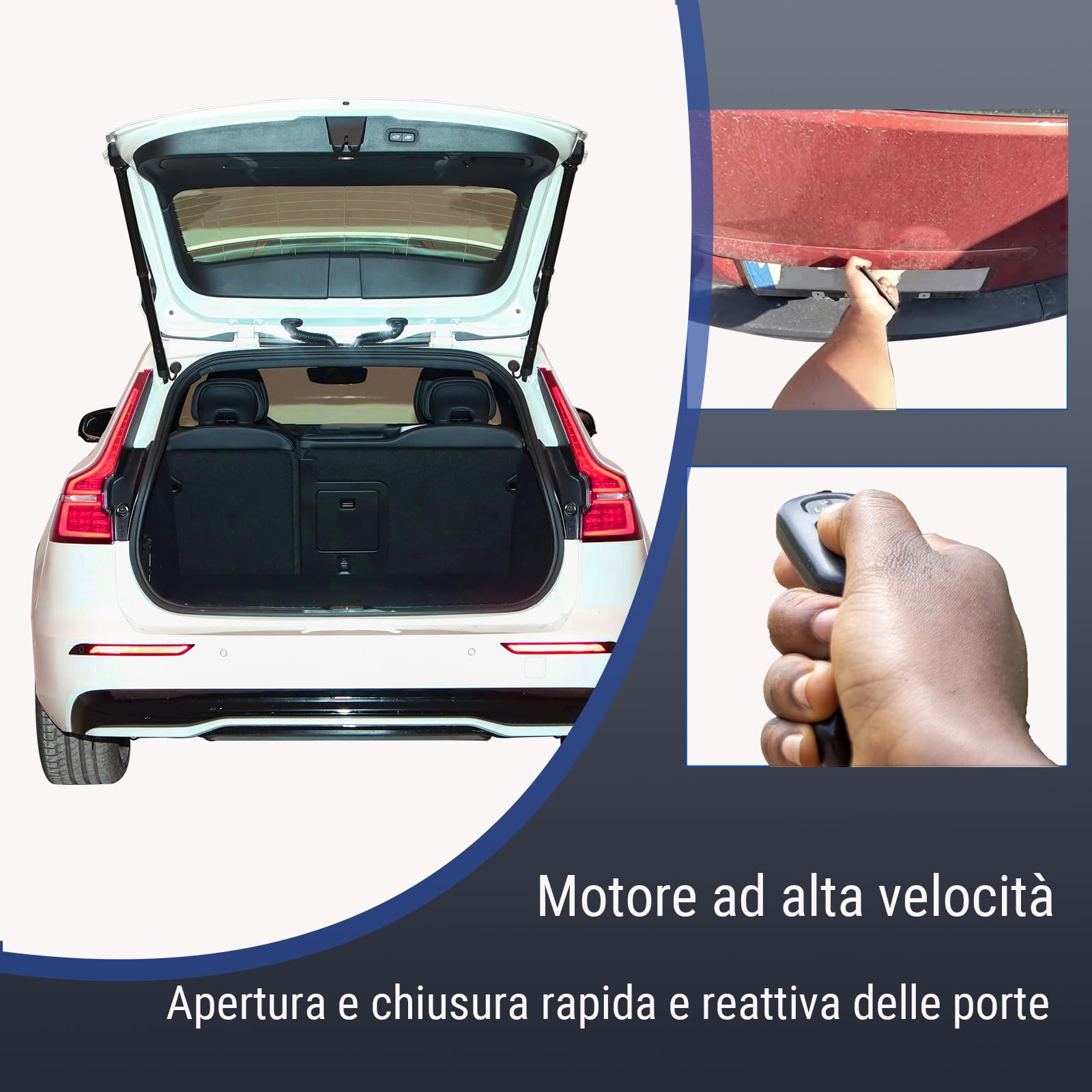 846300003R Attuatore Chiusura Portellone Posteriore Compatibile con Renault, Dacia & Nissan