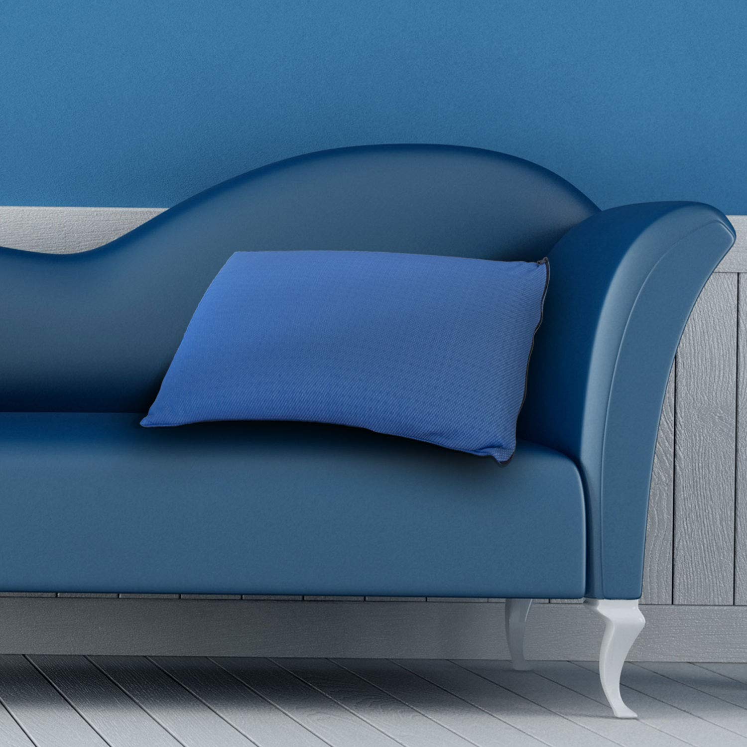 Sleepys Coppia Cuscini Nemo in Memory Foam Polar Gel, 74x42 Alto 13 cm Ortopedico saponetta Forato rinfrescante, Dispositivo Medico con Fodera in Jersey 100% Cotone